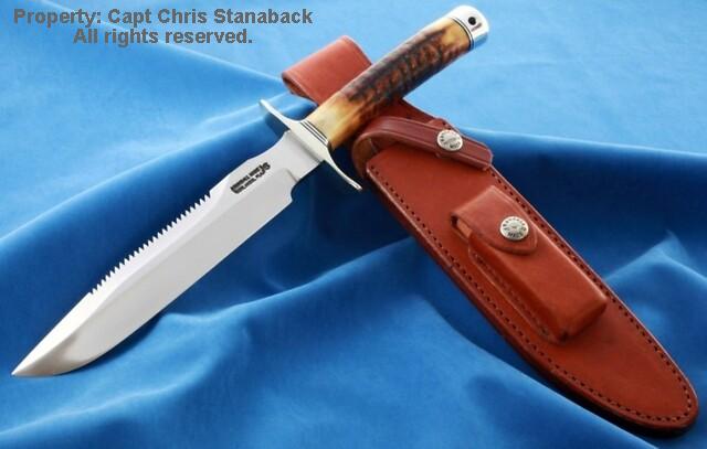 Randall Model #1-7 inch Incredible amber stag!