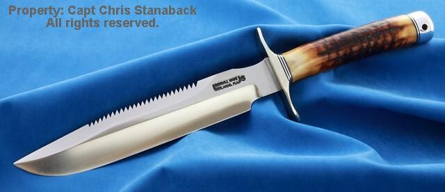 Randall Model #1-7 inch Incredible amber stag!