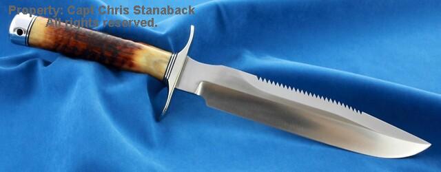 Randall Model #1-7 inch Incredible amber stag!
