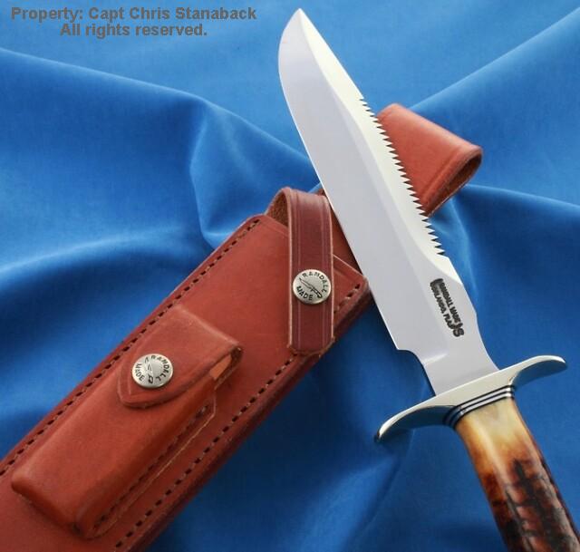 Randall Model #1-7 inch Incredible amber stag!