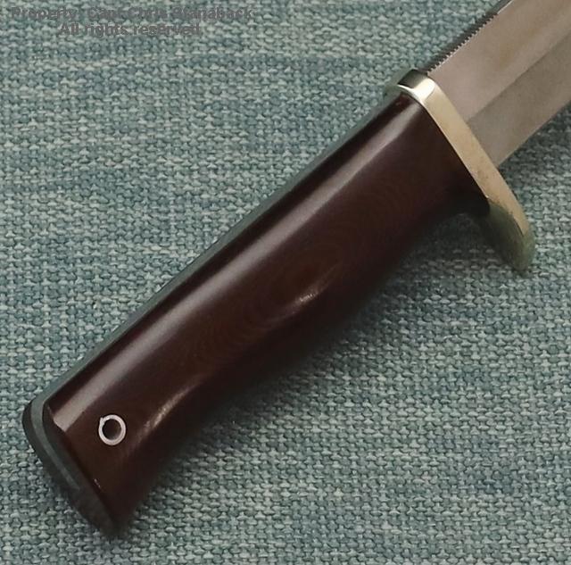 ULTRA-RARE RMK- FIREMAN in Maroon Micarta!!!