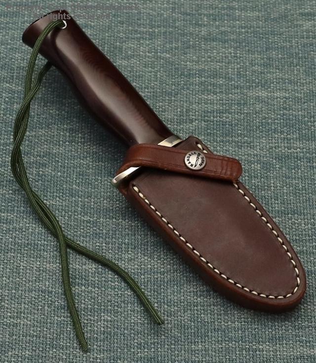 ULTRA-RARE RMK- FIREMAN in Maroon Micarta!!!